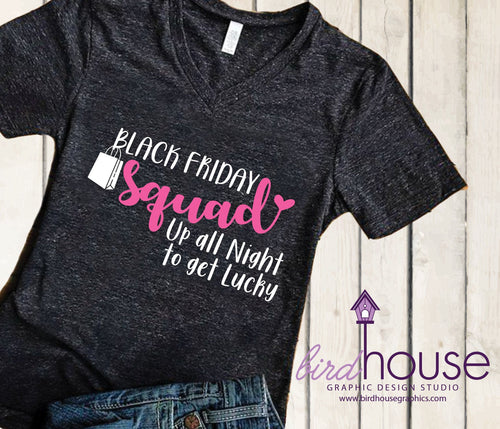 Up all night to Get Lucky Black Friday Squad Shopping Funny Shirt Customize Colors Thanksgiving