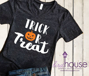 Trick or Treat Pumpkin Halloween Funny Shirt