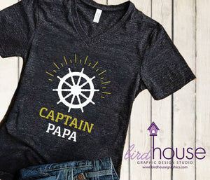 Captain Papa Shirt, Cruise Family Shirts Grou Tees, Personalized 
