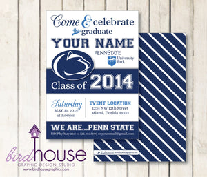 Penn State Graduation Invitation