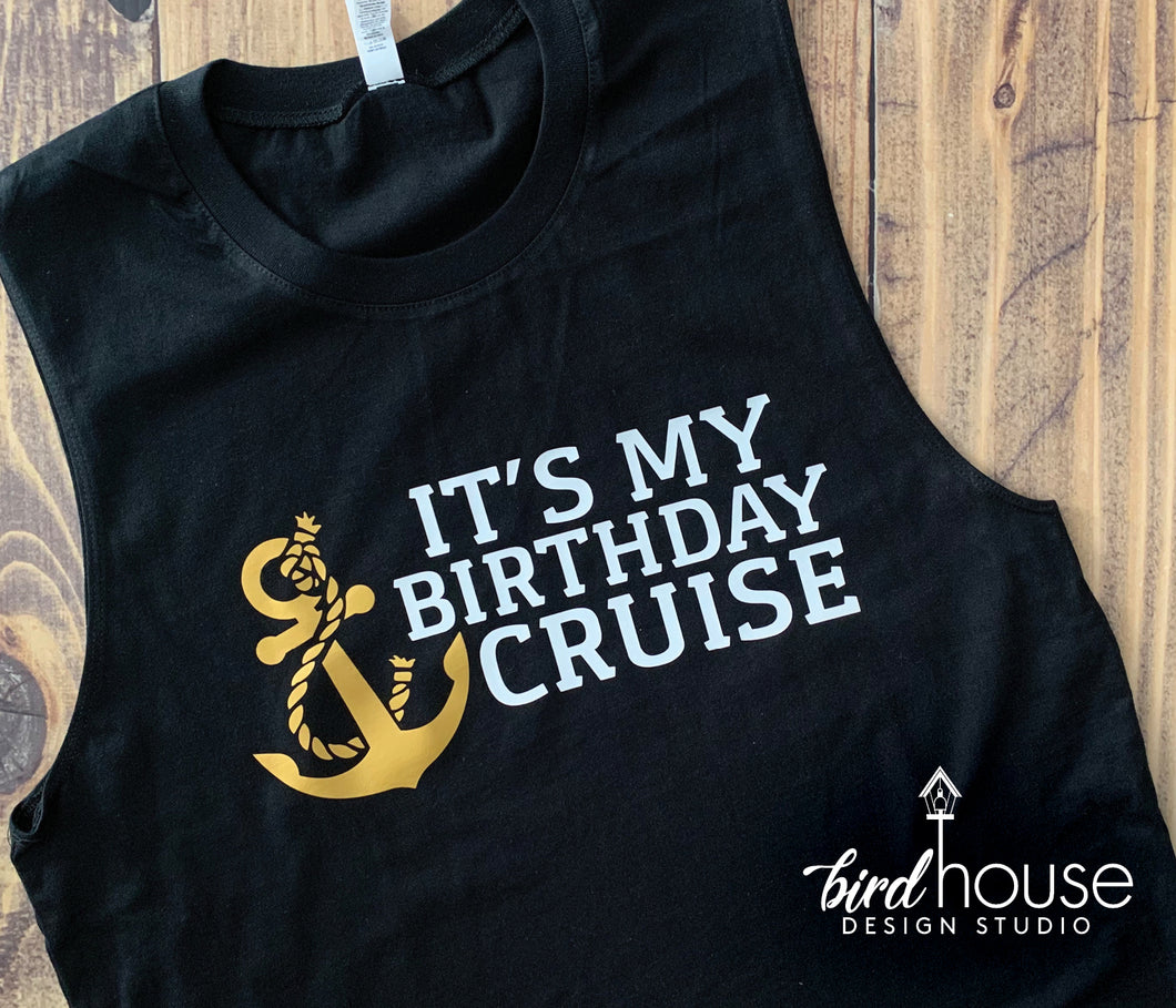 Personalized Birthday Cruise Shirt, Cute Matching Crew Tees Matching Group Squad Personalize