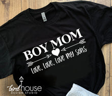 Load image into Gallery viewer, Boy Mom, Grandma Shirt, Personalized Any Name