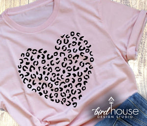 Leopard Print Heart Shirt