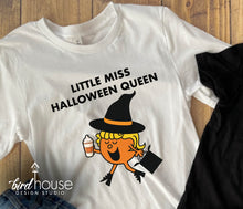 Load image into Gallery viewer, Little Miss Fabulous Halloween Queen Shirt, PSL, Pumpkin spice latte
