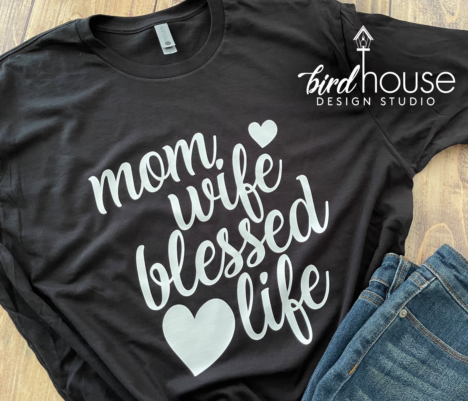 Mom Wife Blessed Life Shirt Blessed Mama Tee T-Shirt Mom Wife Blessed Life Shirt Blessed Mama Tee T-Shirt