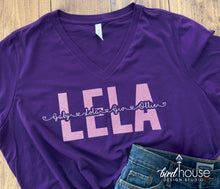 Load image into Gallery viewer, Personalized Mom Grandma Shirt with Names, Any 2 Colors