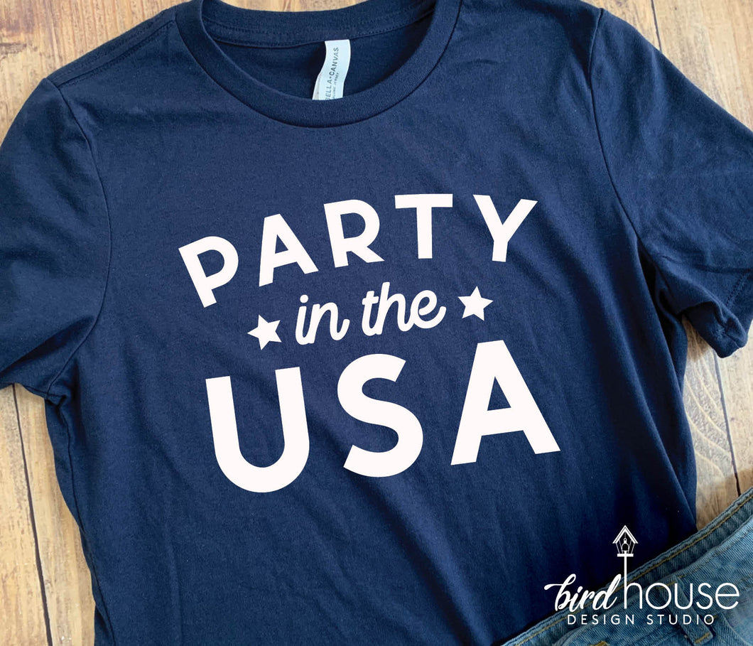 Party in the USA Shirt, Cute July 4th Graphic Tees