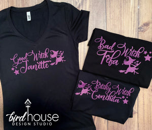 Good Witch Cute Personalized Halloween Shirts, Bad Witch, Bitchy Witch