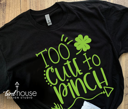 Lucky Glitter non Glitter Available St. Patricks' Day Long Sleeve Tee Shirt  