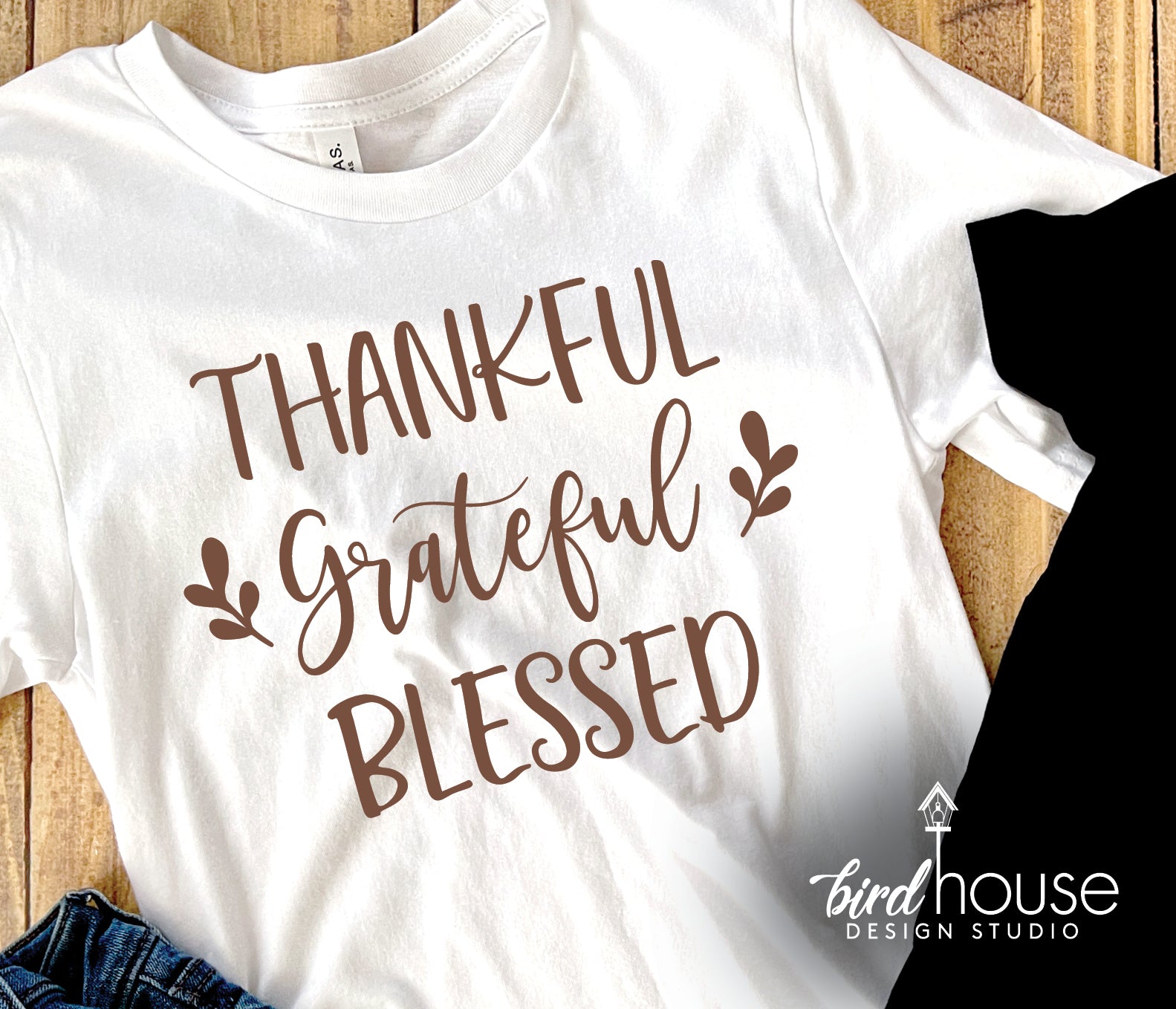 Thankful Blessed Thanksgiving Baseball Tee - Women's Vintage Color Block Long Sleeve Shirt - View #13