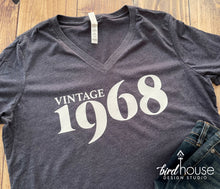 Load image into Gallery viewer, Vintage Birthday Shirt 1982, 1968, Cute Personalized Tee