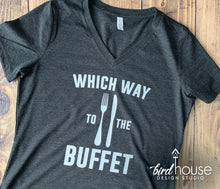 Load image into Gallery viewer, Which way to the Buffet Cruise Shirt, Funny Custom Tees