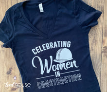 Load image into Gallery viewer, Women in Construction, Cute Celebrating WIC Week Shirt Company
